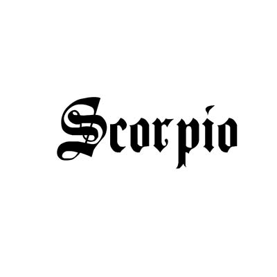 Design horoscope names scorpio designs Fake Temporary Water Transfer Tattoo Stickers NO.10161